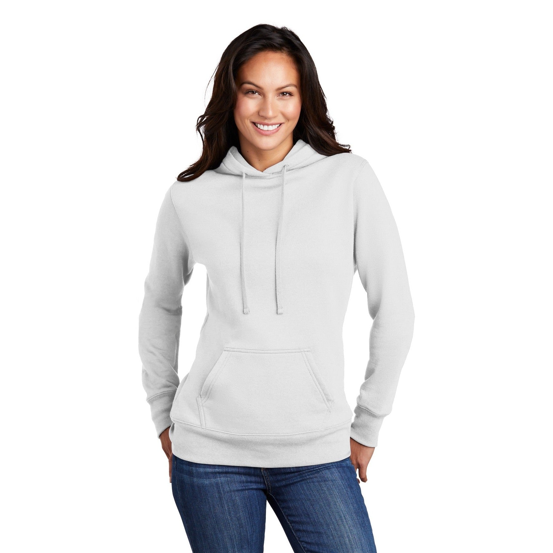 Port & Company-Port & Company ® Women's Core Fleece Pullover Hooded Sweatshirt LPC78H-MedTech-8